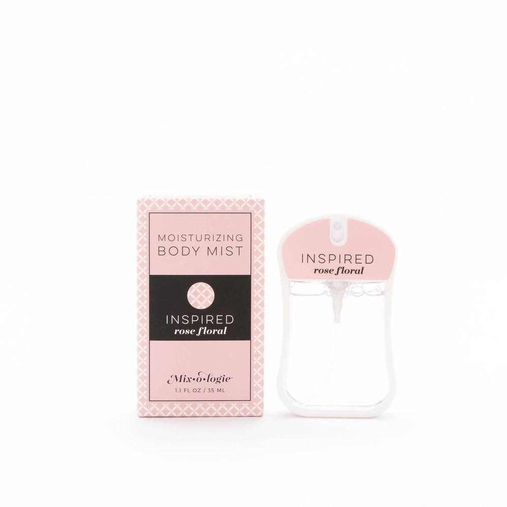 NEW MIXOLOGIE inspired (rose floral) moisturizing body mist in pink